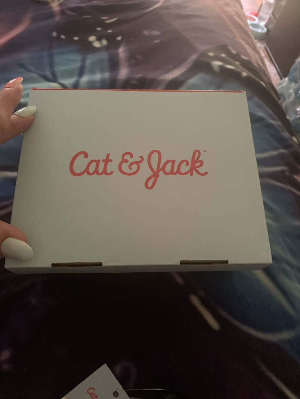 Cat & Jack Box with Coral Pink Logo
